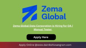 Zema Global Data Corporation is Hiring for QA / Manual Tester