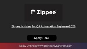 Zippee is Hiring for QA Automation Engineer-2026