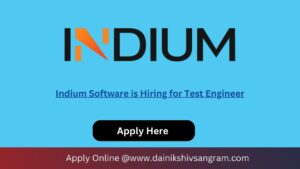 Indium Software is Hiring for Test Engineer