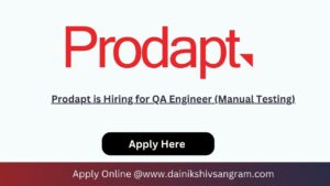 Prodapt is Hiring for QA Engineer (Manual Testing)