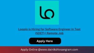 Loopio is Hiring for Software Engineer in Test (SDET) | Remote Job