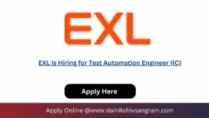 EXL is Hiring for Test Automation Engineer (IC)